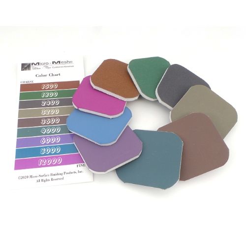 Micromesh soft touch abrasive pads - variety pack